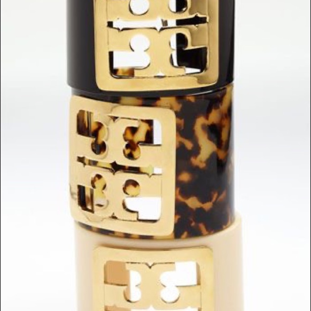 Beautiful RARE Tory Burch Tortoise Gold Cuff